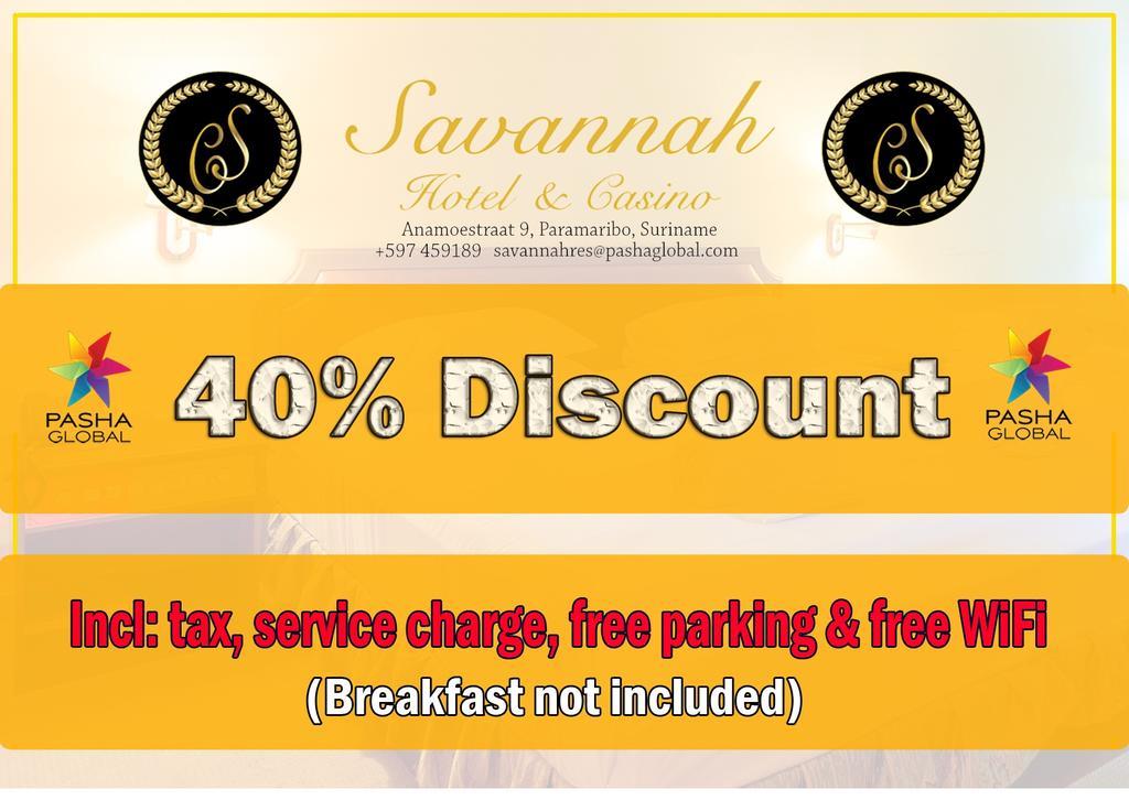 Savannah Hotel & Casino Paramaribo Exteriör bild